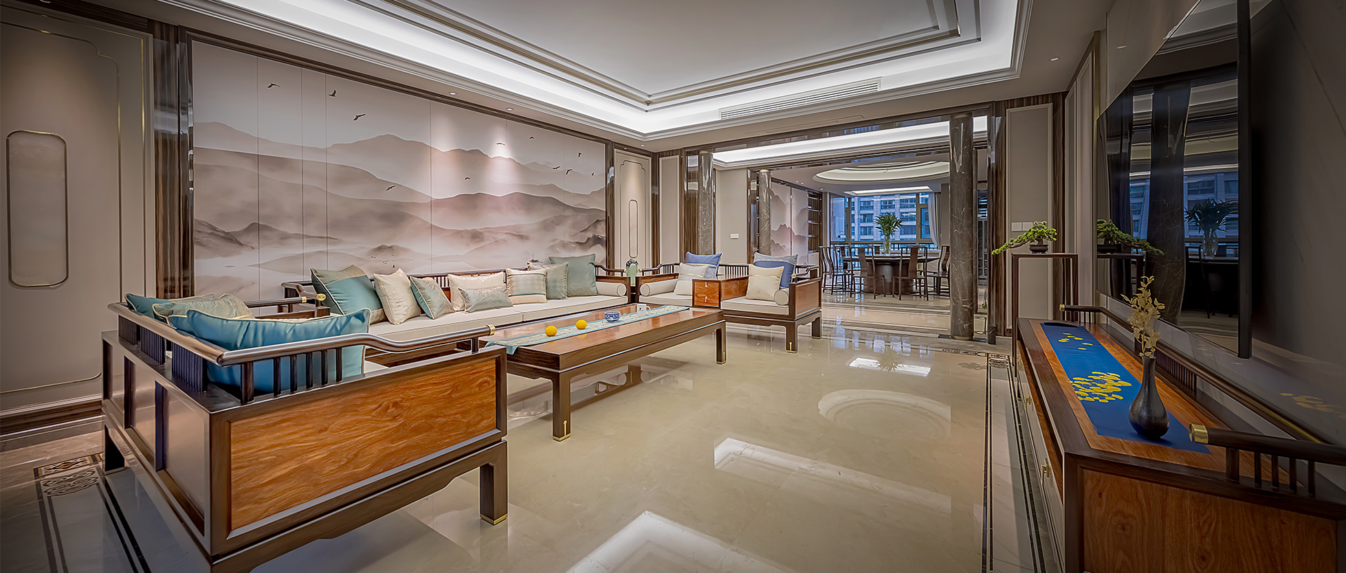 唐奕全屋家具 | 大平层里的盛世唐风缩略图